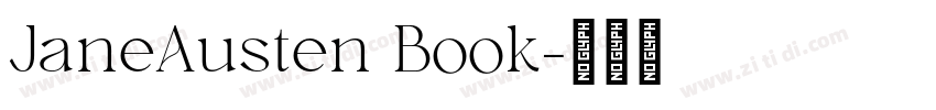 JaneAusten Book字体转换
